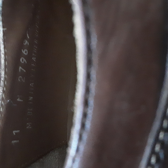 Bostonian Florentine mens leather dress oxford shoe in size 11M - Picture 8 of 9